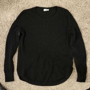 Solid Black Knit GAP Sweater - S